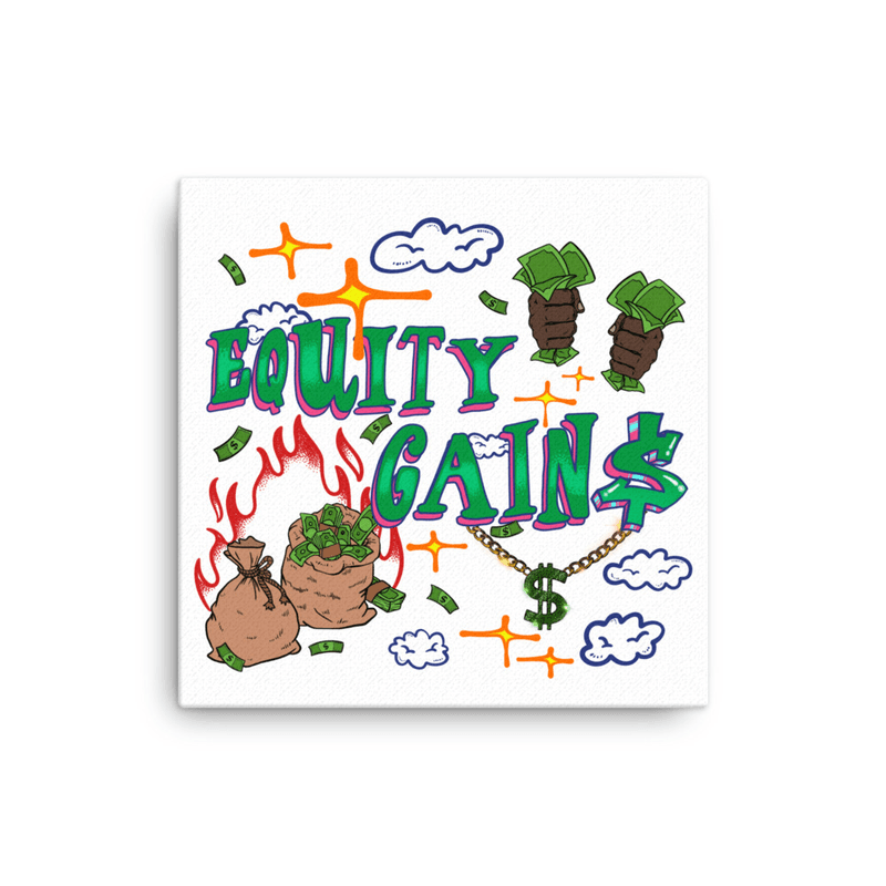 Equity Gains - Canvas Art