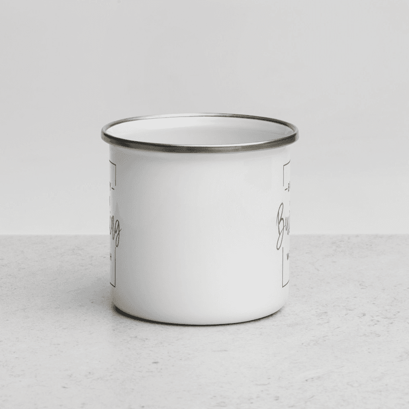 Busy Building Wealth - Enamel Mug